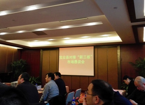 公司赴北京参加我县对接新三板市场恳谈会